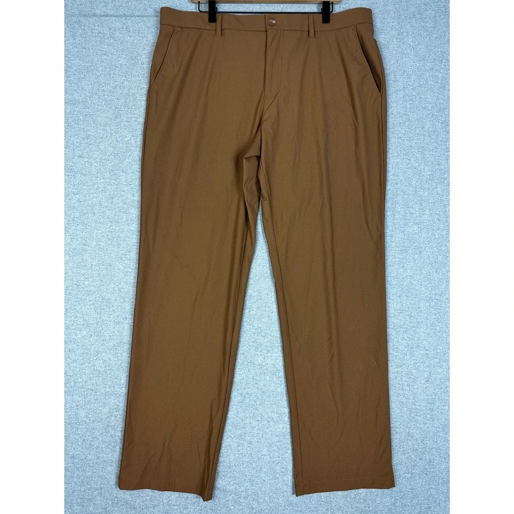 Callaway Golf Pants Mens 38x32 Brown Opti-Dri Performance Trousers